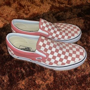 Rose Dawn Checkerboard Vans